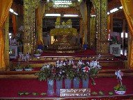 The altar in the pagoda