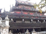 Pagoda built in wood