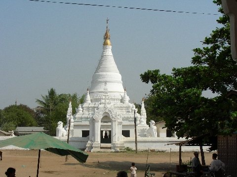 A stupa in the antique zone of Bagan